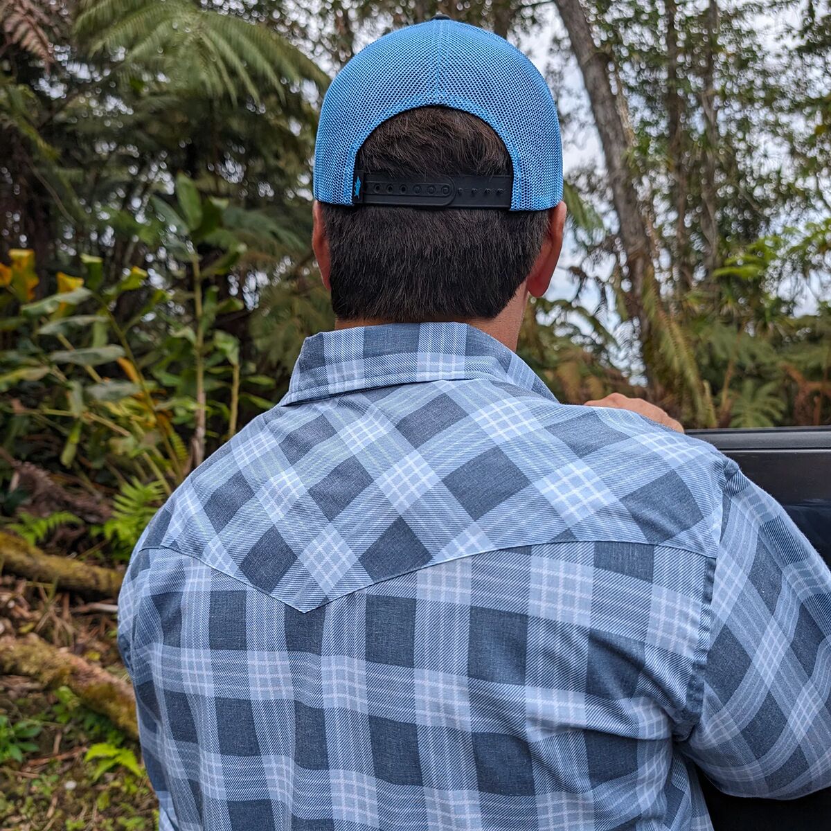 Kauai Red Palaka Western Snap Shirt
