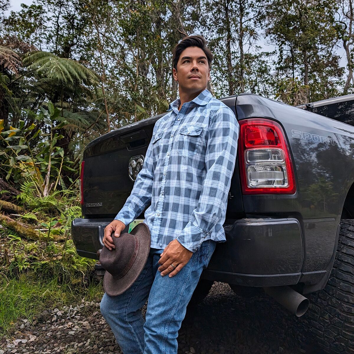Kauai Red Palaka Western Snap Shirt main image 1