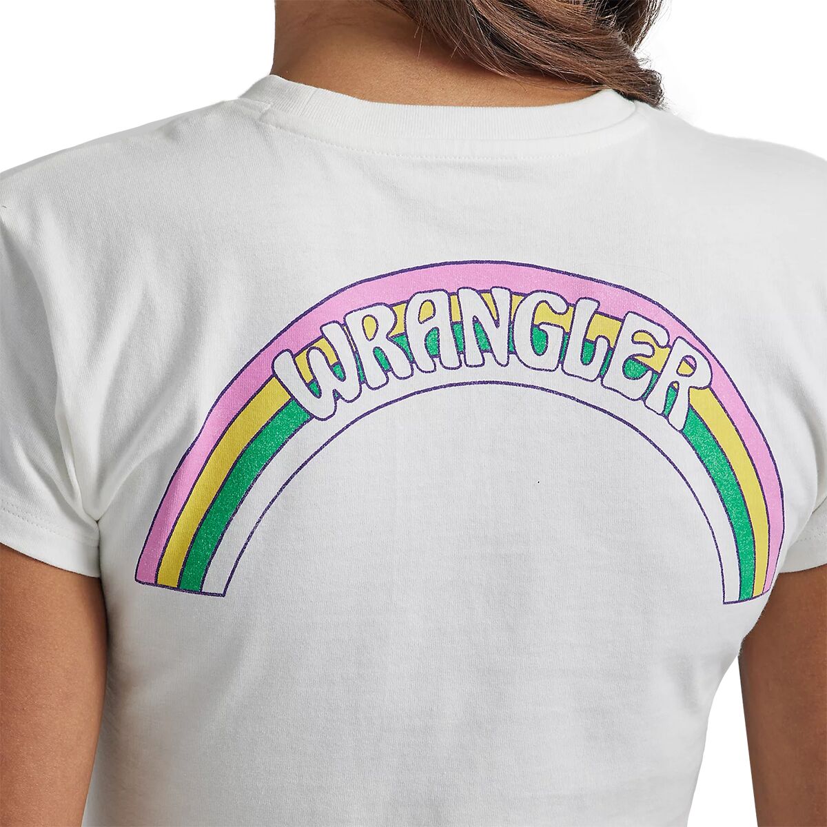 Wrangler Shrunken Band TShirt Women's Clothing