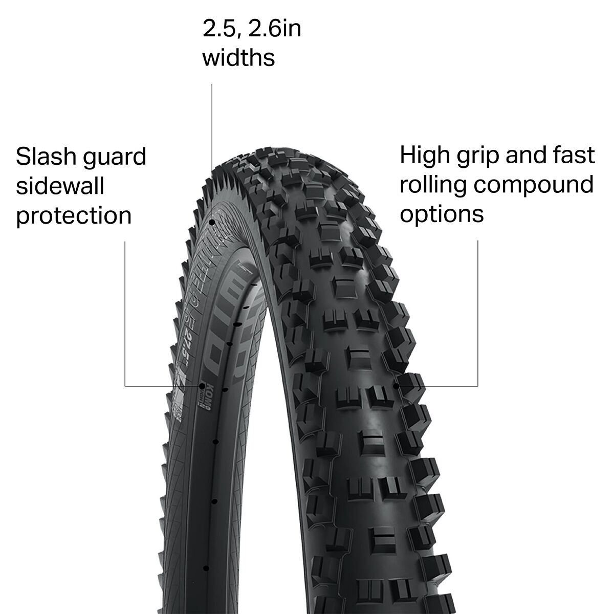 WTB Vigilante TCS Schlauchloser Reifen - Trail/Enduro, Für Lockeren, Felsigen Untergrund