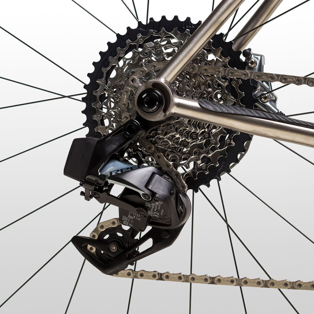 Why Cycles R+ V4 Red AXS XPLR Gravel Bike Bike