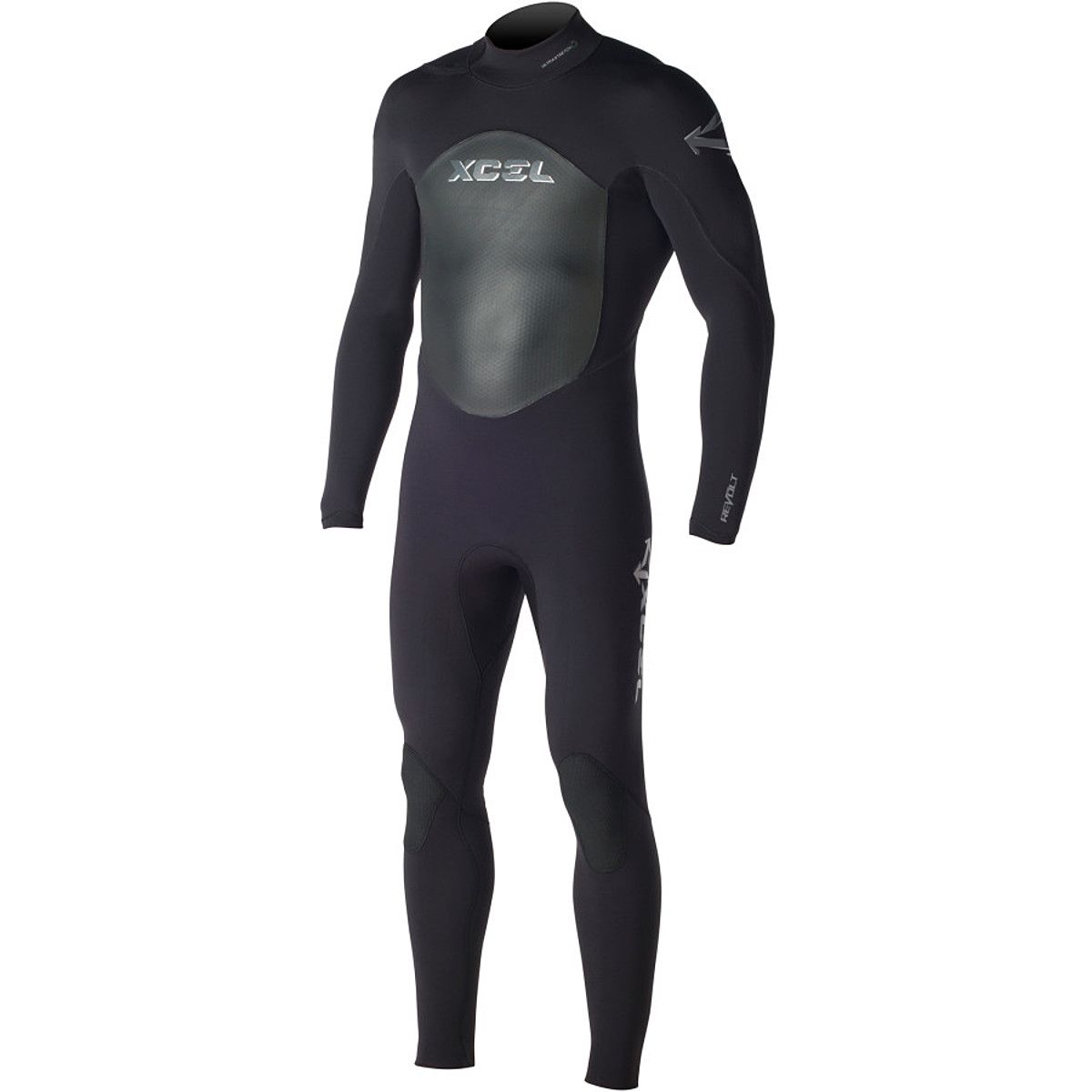 XCEL 4/3 Revolt OffSet Zip Wetsuit Men's Clothing