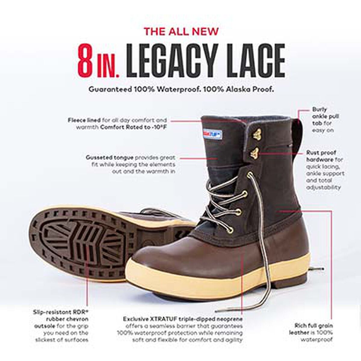 Xtratuf Legacy Lace 8in Insulated Boot - Men´s