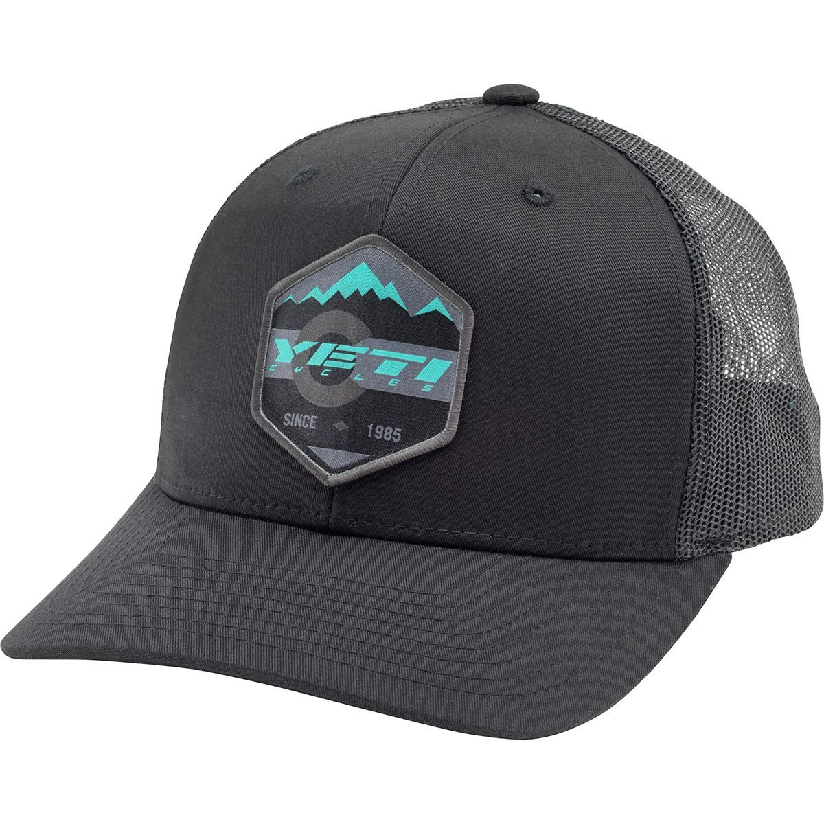 Yeti Cycles Mountain Patch Trucker Hat Bike