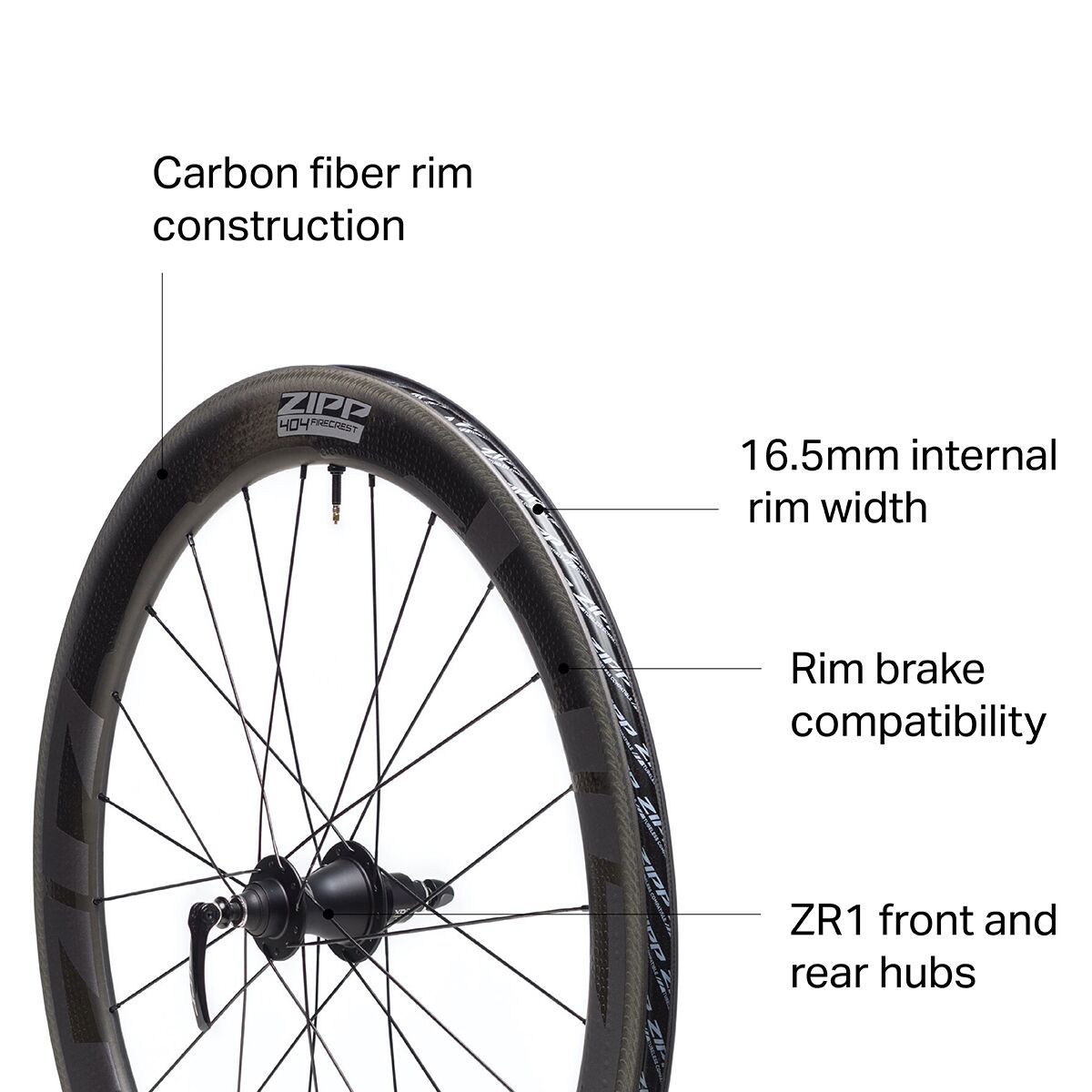 Zipp 404 Firecrest Carbon Wheel - Tubeless