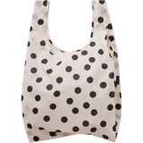 Cream and Black Polka Dot