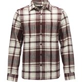Burgundy/Off White Plaid