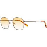 Brushed Silver & Havana Tortoise Bio/Honey Gradient