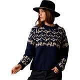 Navy Fairisle