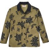 Olive w/ Floral Print