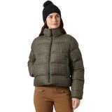 Sepia Houndstooth Aop