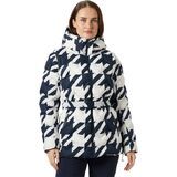 Navy Houndstooth Aop