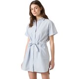 Bright Blue/White Stripe