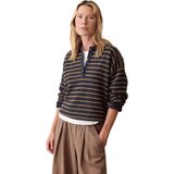 Navy/Green Stripe