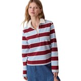 Blue/Cabernet Stripe