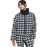 Houndstooth/Black/Snow White