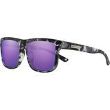 Matte Ice Tortoise/Polarized Purple Mirror