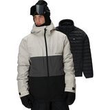White Heather Colorblock