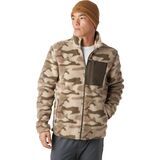 stoic nylon yoke sweater fleece jacket