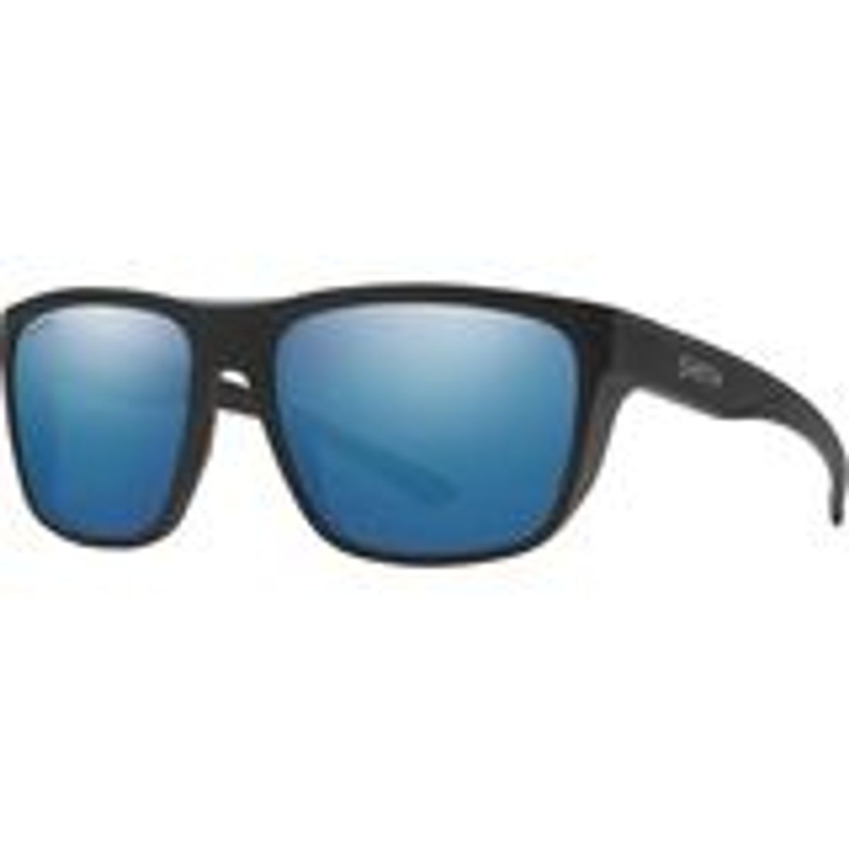 Matte Black/ChromaPop Glass Polarized Blue Mirror