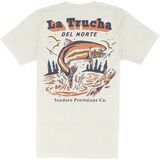 Vintage White/Green Print
