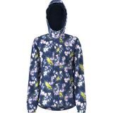 Estate Blue Florescent Floral Print
