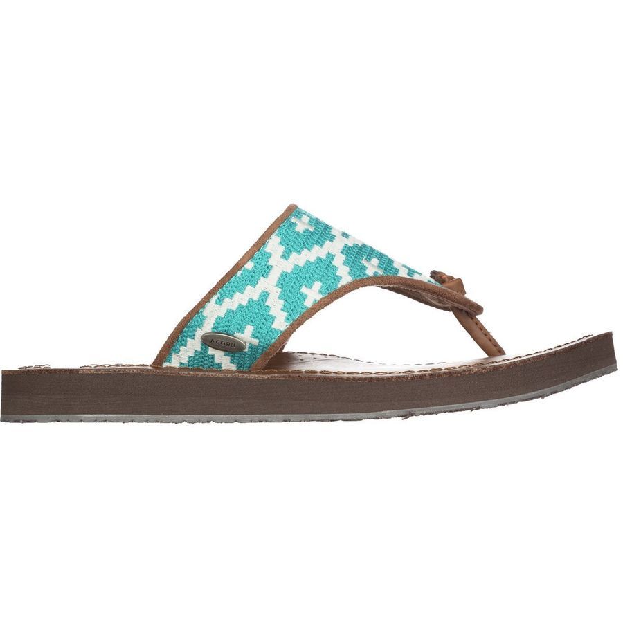 Acorn Artwalk Leather Flip Flop Women's