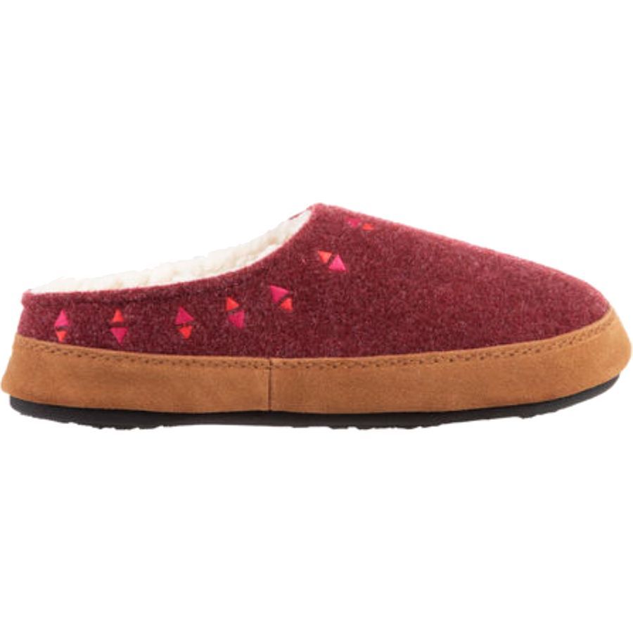 acorn wool lounging slippers