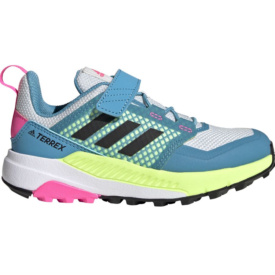 Adidas Outdoor - Terrex Trailmaker CF Hiking Shoe - Girls' - Crystal White/Core Black/Screaming Pink