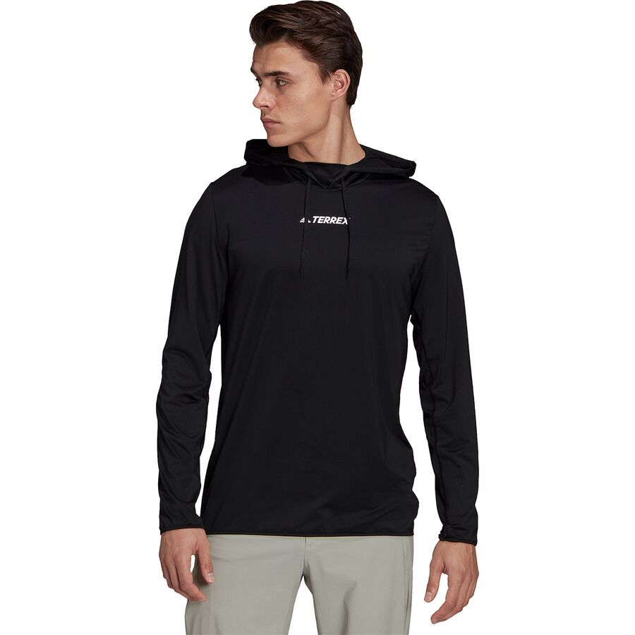 Sun-Protection Hooded Long-Sleeve Top - Men's