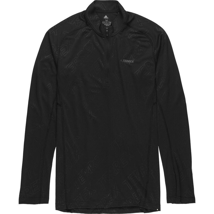 Adidas Outdoor - Tracerocker 1/2-Zip Long-Sleeve Shirt - Men's - Black