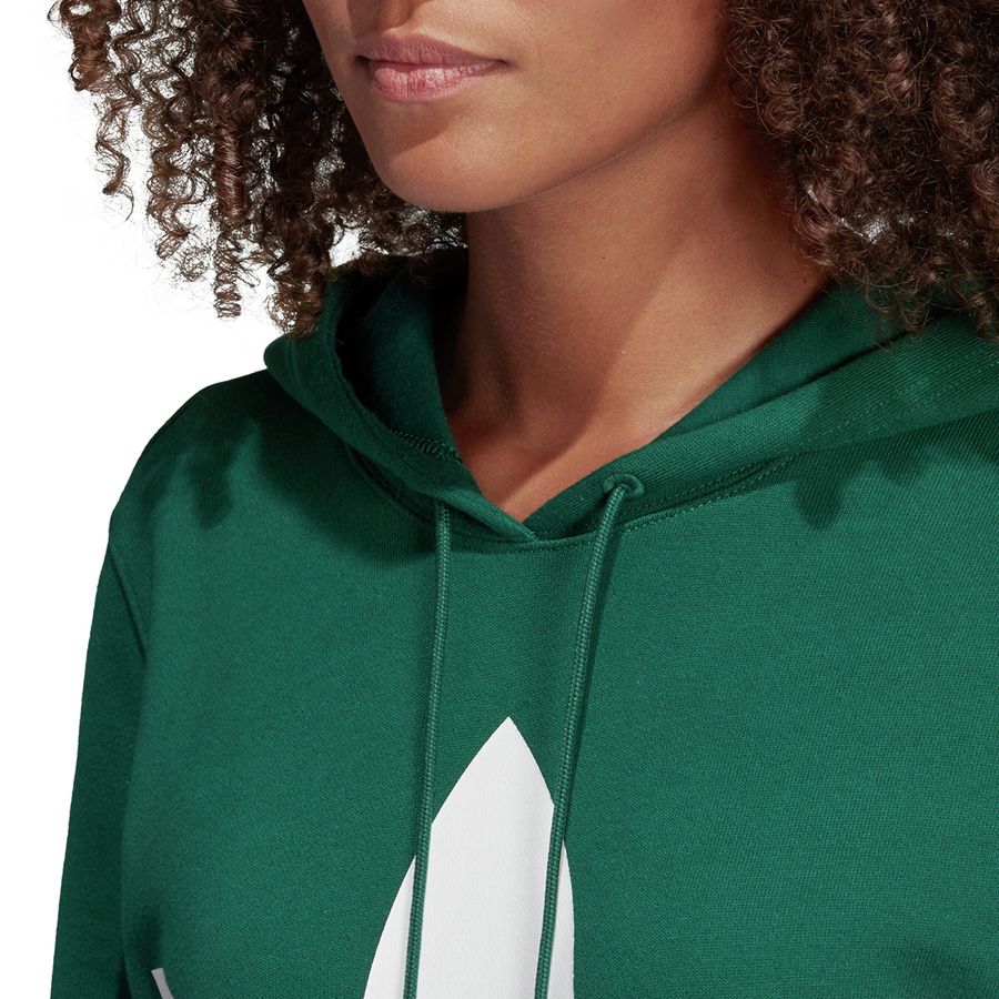 adidas trefoil hoodie women's