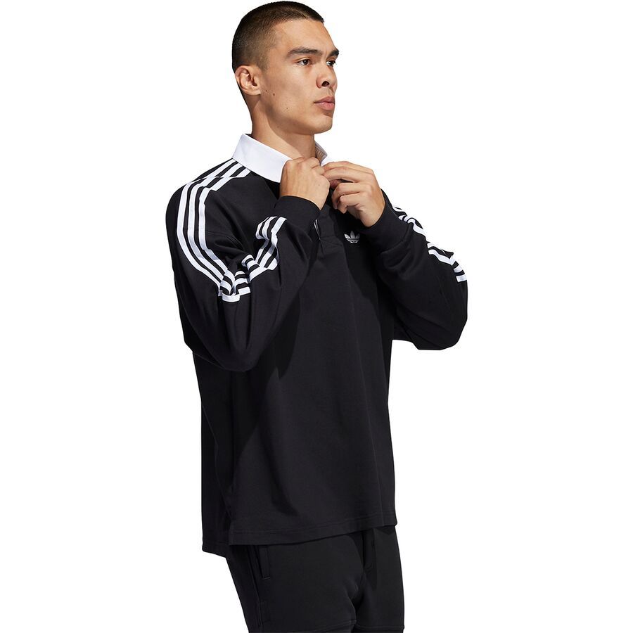Adidas Solid Rugby Shirt - Men's Adidas Solid Rugby Shirt - Men's