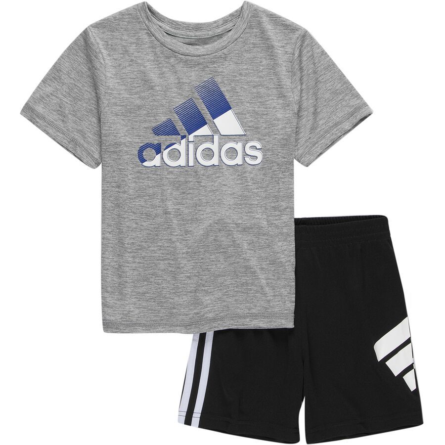 boys grey adidas shorts