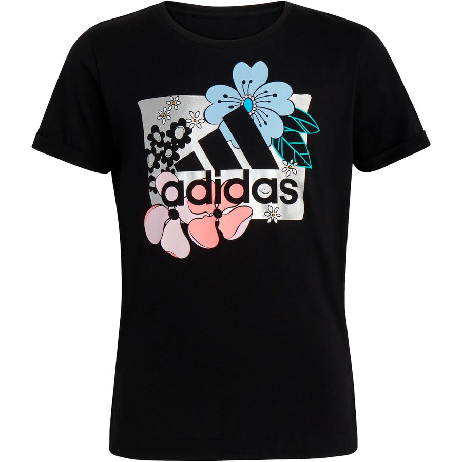 Rolled Sleeve Graphic Short-Sleeve T-Shirt - Girls'