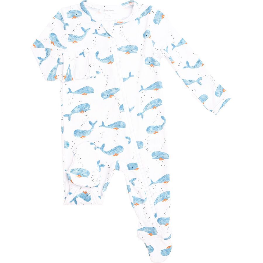 zipper footed pajamas baby