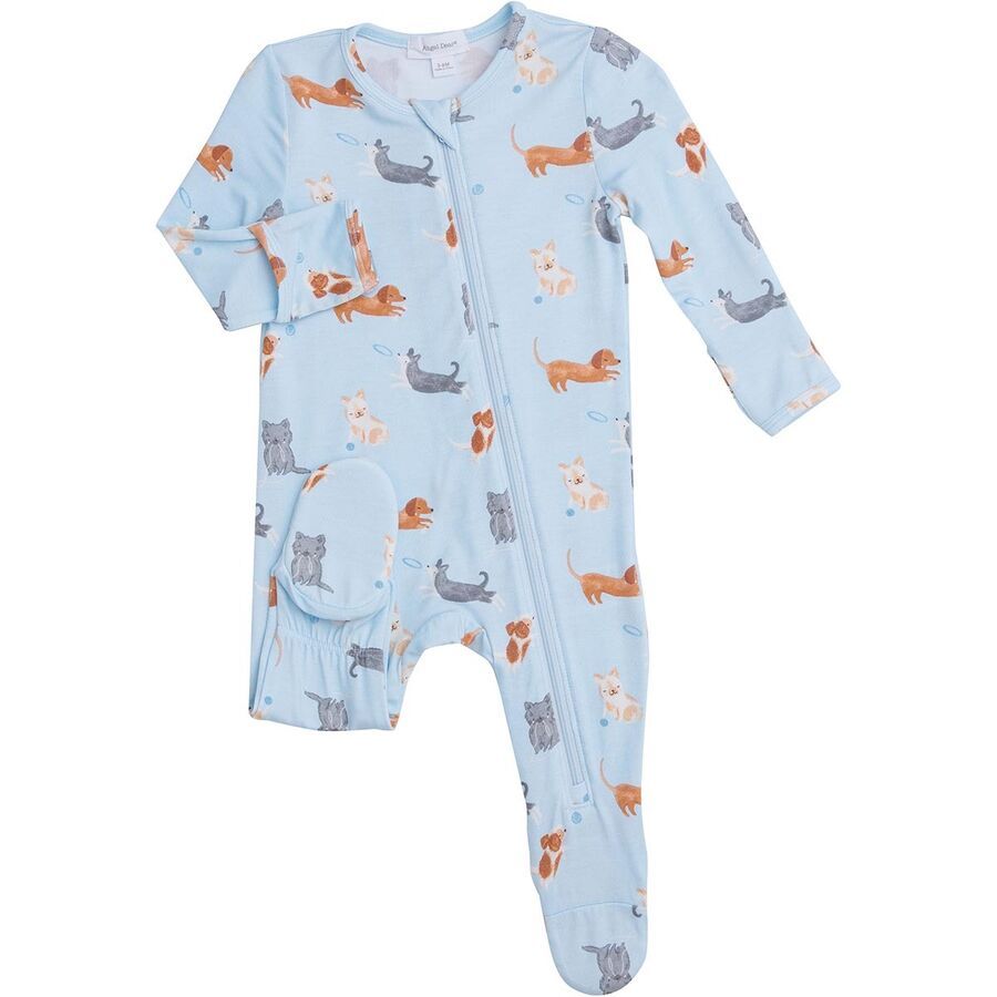 Angel Dear Zipper Footie Pajamas Infant Boys'