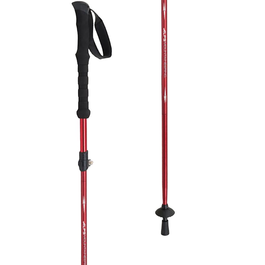Трекинговые палки ALPS Mountaineering Conquest Trekking Pole, цвет: Красный