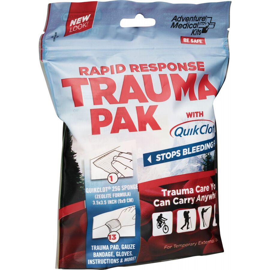 QuikClot Rapid Response Trauma Pak First Aid Kit