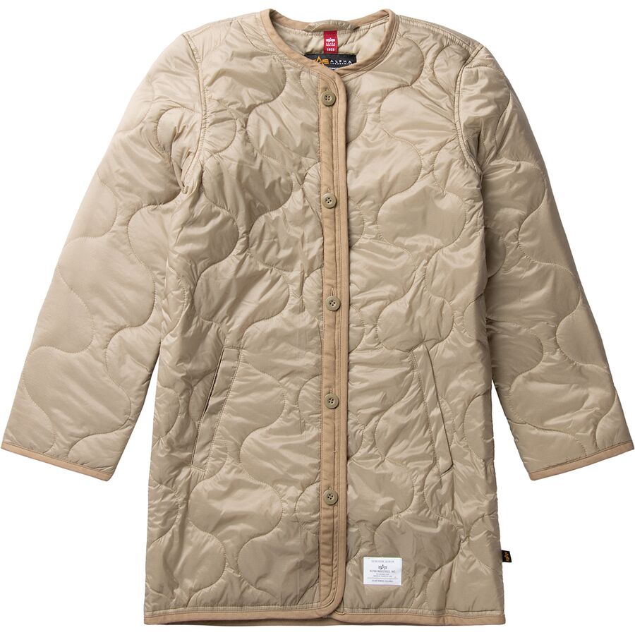 Long Quilted Liner Jacket - Women's