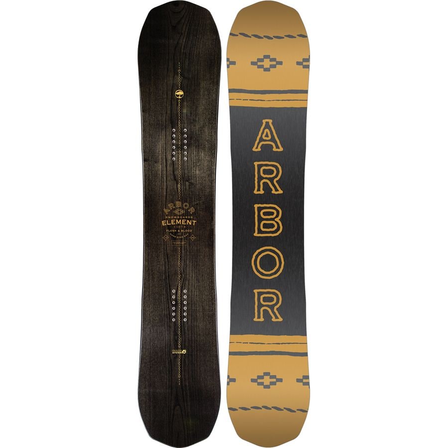 Arbor Element Black Snowboard | Backcountry.com