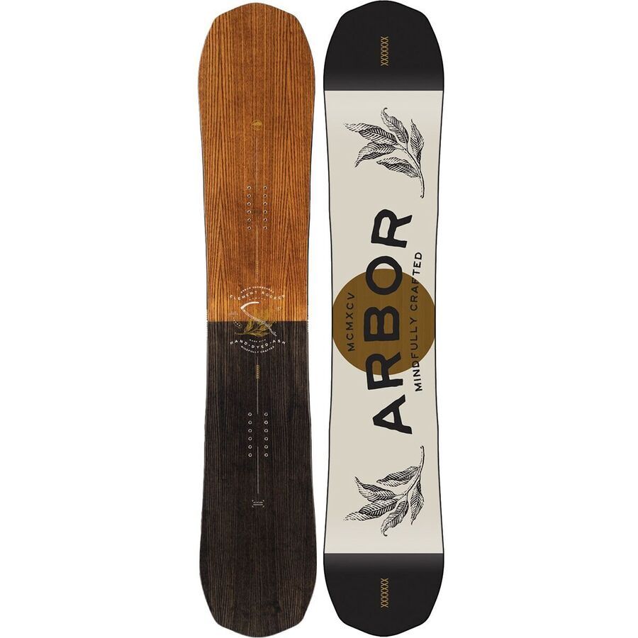 arbor element black rocker snowboard 2020