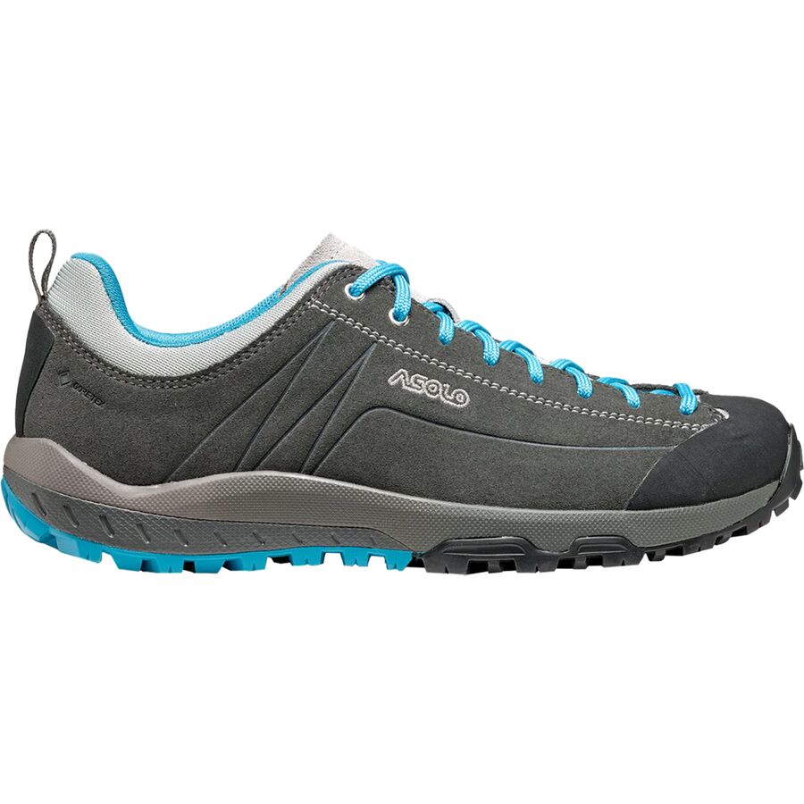 Женские кроссовки Asolo Space GV Hiking, цвет: Графитовый / Голубой синий