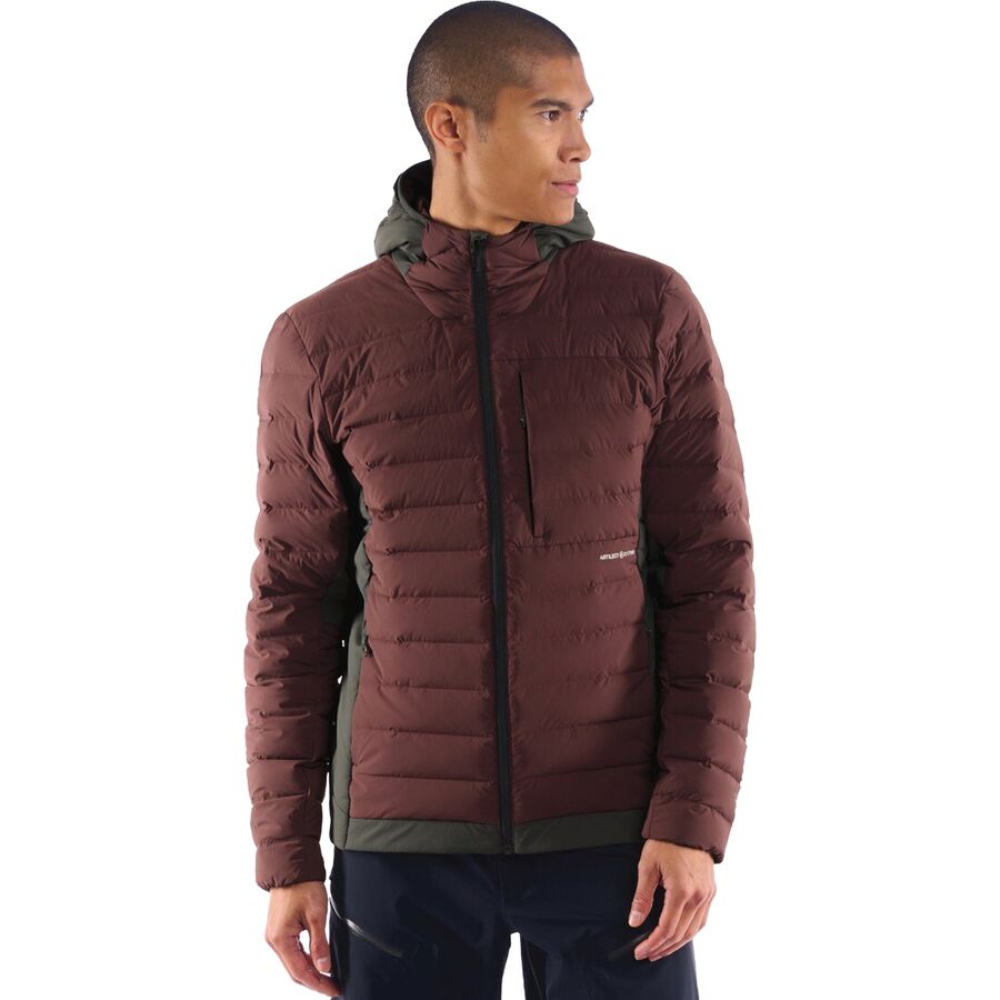 Divide Fusion Stretch Hooded Down Jacket - Men's