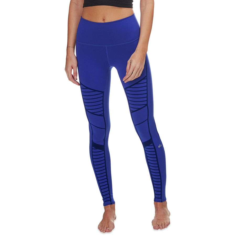 NWT Alo Yoga Idol Leggings in UV Blue Glossy  Leggings are not pants, Alo  yoga, Compression fabric