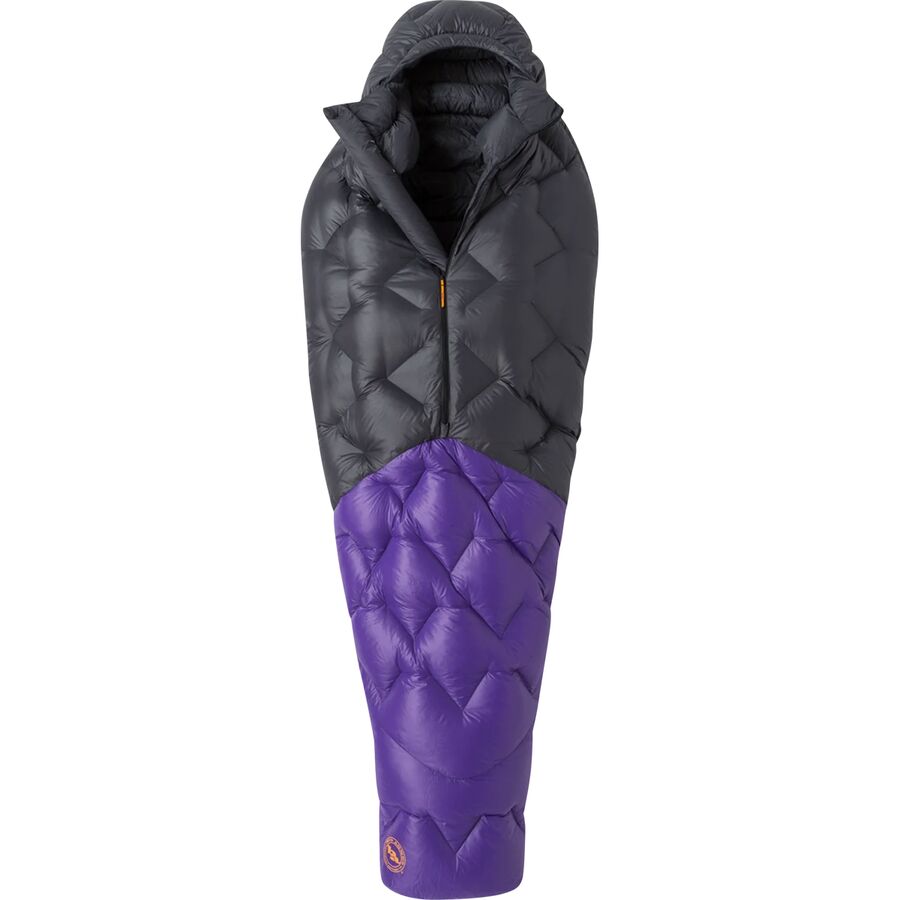 Спальные мешки Big Agnes Fly Creek UL Sleeping Bag: 25F Down, цвет: Асфальтовый / Королевский синий фиолетовый