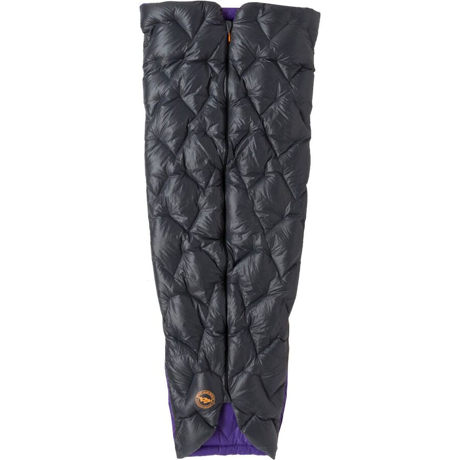 Снаряжение Big Agnes Fly Creek UL Zip Quilt: 50F Down, цвет: Асфальтовый / Королевский синий фиолетовый