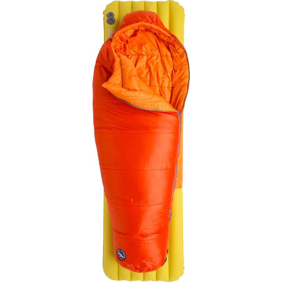 Детские спальные мешки Big Agnes Wolverine 20 Fireline Core Eco Sleeping Bag, цвет: Вишнёвый