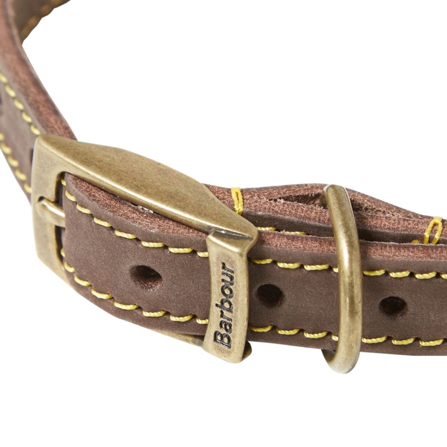Barbour Leather Dog Collar
