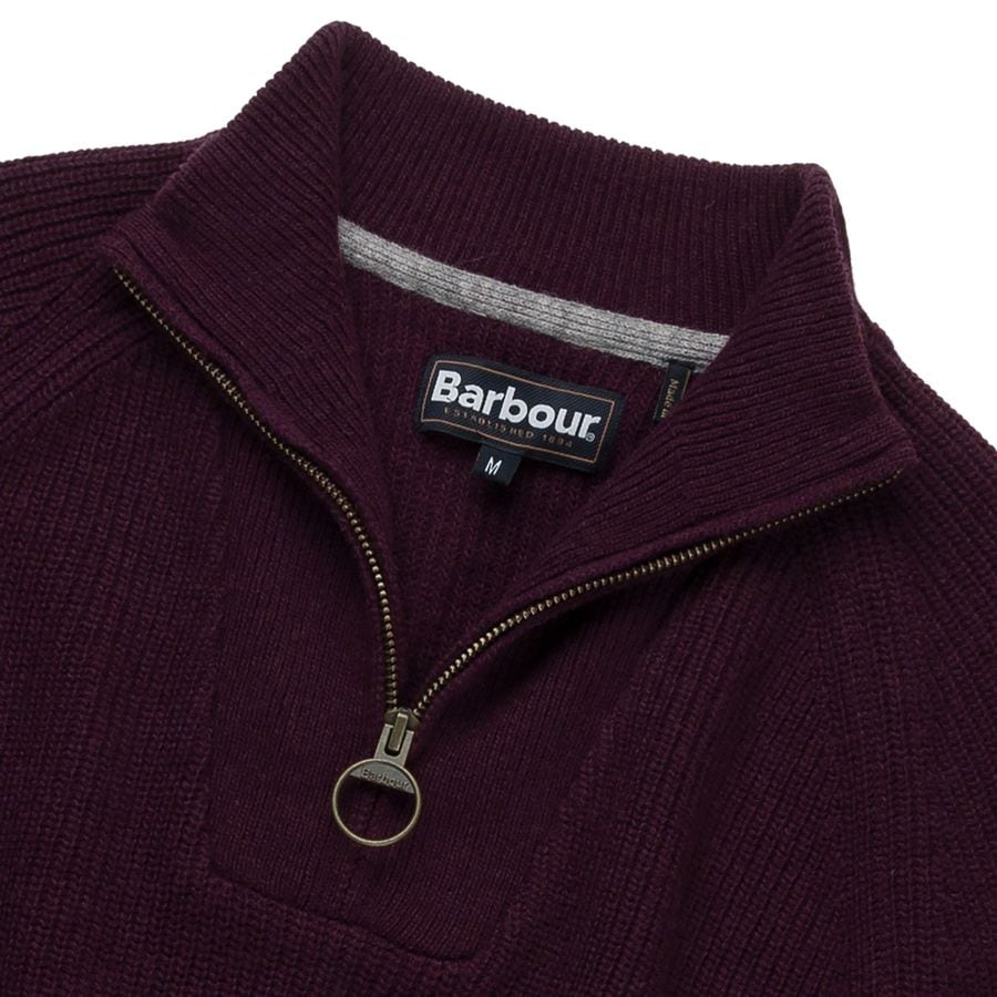 Barbour Keswick Rib Half Zip Sweater - Men's | Backcountry.com
